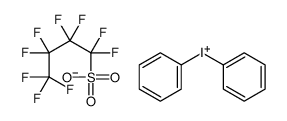 Diphenyliodonium perfluoro-1-butanesulfonate structure