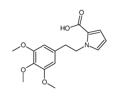 1-[2-(3,4,5-Trimethoxyphenyl)ethyl]-1H-pyrrole-2-carboxylic acid结构式