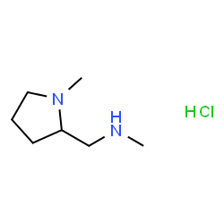 甲基[(1-甲基吡咯烷-2-基)甲基]胺盐酸盐结构式