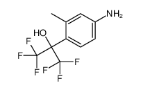 2-(4-氨基-2-甲基-苯基)-1,1,1,3,3,3-六氟-2-丙醇结构式