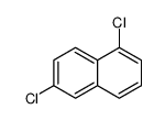 1,6-Dichloronaphthalene结构式