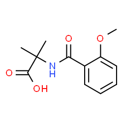 Alanine,N-(2-methoxybenzoyl)-2-methyl- Structure