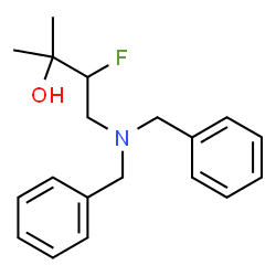 4-(Dibenzylamino)-3-fluoro-2-methyl-2-butanol Structure