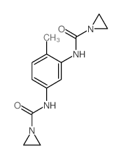 1-Aziridinecarboxamide,N,N'-(4-methyl-1,3- phenylene)bis- Structure