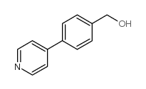 (4-(吡啶-4-基)苯基)甲醇结构式