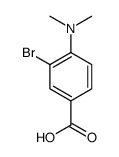 3-bromo-4-(dimethylamino)benzoic acid结构式