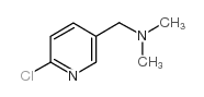 [(6-chloropyridin-3-yl)methyl]dimethylamine structure