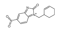 1,3-Dihydro-5-nitro-1-benzyl-2H-benzimidazol-2-one结构式