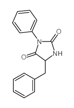 5-benzyl-3-phenyl-imidazolidine-2,4-dione结构式