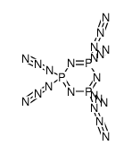 hexaazido cyclotriphosphazene Structure