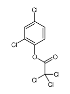2,4-Dichlorophenol trichloroacetate Structure