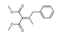 Benzyl-methyl-sulfonium-bis-methoxycarbonylmethylid结构式