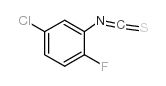 5-氯-2-氟苯基异硫氰酸酯结构式