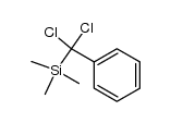 (α,α-dichlorobenzyl)trimethylsilane结构式