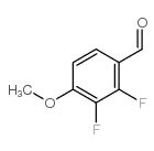 2,3-二氟-4-甲氧基苯甲醛结构式
