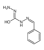 1-amino-3-(benzylideneamino)urea结构式