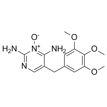 甲氧苄氨嘧啶3-氧化物结构式