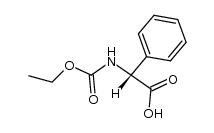 (2R)-[(ethoxycarbonyl)amino](phenyl)acetic acid Structure
