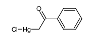 (2-oxo-2-phenylethyl)mercury chloride结构式