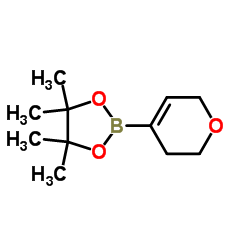3,6-二氢-2H-吡喃-4-硼酸频哪醇酯结构式