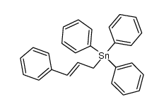 (E)-cinnamyl(triphenyl)stannane Structure