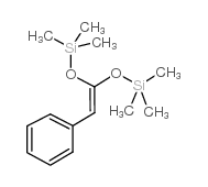 β,β-双(三甲基甲硅烷氧基)苯乙烯结构式