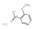 3-Nitro-4-methoxypyridine hydrochloride Structure