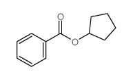 cyclopentyl benzoate结构式