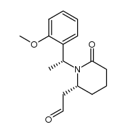 2-((R)-1-((R)-1-(2-methoxyphenyl)ethyl)-6-oxopiperidin-2-yl)acetaldehyde Structure