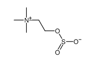 trimethyl[2-(sulphinatooxy)ethyl]ammonium structure