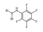 Pentafluoroanilinobordibromid Structure