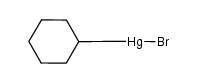 cyclohexylmethylmercuric bromide Structure
