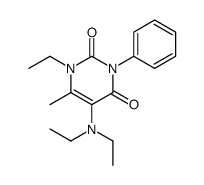 5-(Diethylamino)-1-ethyl-6-methyl-3-phenyluracil picture