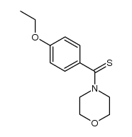 (4-ethoxyphenyl)(morpholino)methanethione结构式