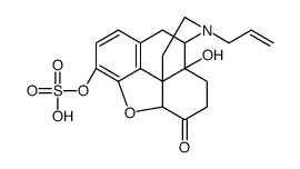 [(4R,4aS,7aR,12bS)-4a-hydroxy-7-oxo-3-prop-2-enyl-2,4,5,6,7a,13-hexahydro-1H-4,12-methanobenzofuro[3,2-e]isoquinoline-9-yl] hydrogen sulfate Structure