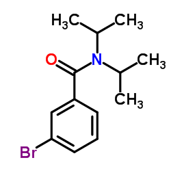 3-溴-N,N-二异丙基苯甲酰胺结构式