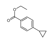 4-cyclopyl-benzoic-acid ethyl ester结构式