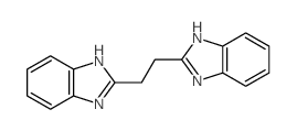 1H-Benzimidazole,2,2'-(1,2-ethanediyl)bis- Structure