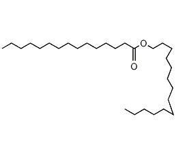 Tetradecanyl pentadecanoate Structure
