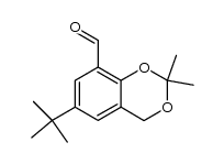 6-tert-butyl-2,2-dimethyl-4H-benzo[1,3]dioxine-8-carbaldehyde结构式