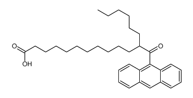 12-(9-anthroyl)stearic acid structure