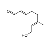 8-hydroxy-2,6-dimethylocta-2,6-dienal Structure