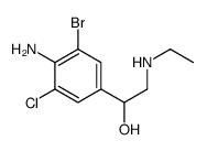 1-(4-amino-3-bromo-5-chlorophenyl)-2-(ethylamino)ethanol Structure