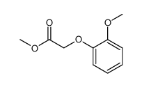 methyl (2-methoxyphenoxy) ethanoate结构式