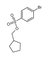 4-bromo-benzenesulfonic acid cyclopentylmethyl ester Structure