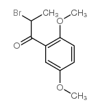2-bromo-2-5-dimethoxypropiophenone Structure