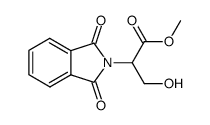 N-phthaloylserine methyl ester Structure
