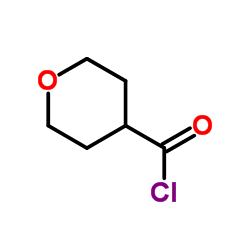 Tetrahydro-2H-pyran-4-carbonyl chloride structure