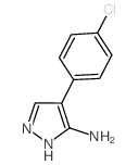 4-(4-Chlorophenyl)-1H-pyrazol-5-amine Structure