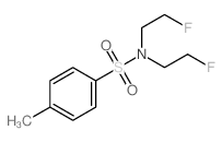 N,N-bis(2-fluoroethyl)-4-methyl-benzenesulfonamide Structure